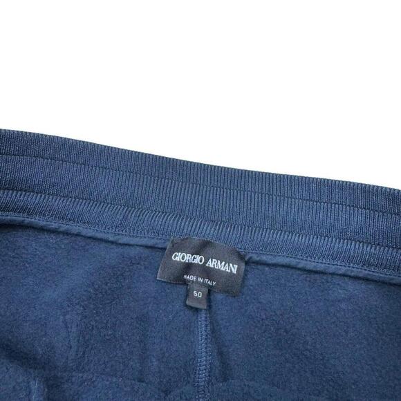 Set-GIORGIO ARMANI Cashmere-Cotton Hoodie/Sweatpants Navy Made In Italy $3500 - Picture 13 of 15